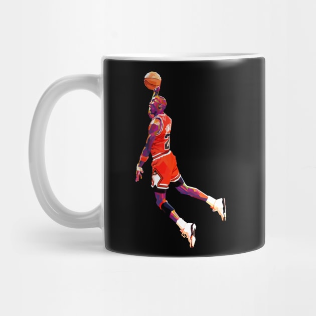 Michael Jordan Slam Dunk by awangwidyatama